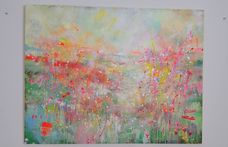 Original Impressionism Landscape Painting by Marta Zawadzka