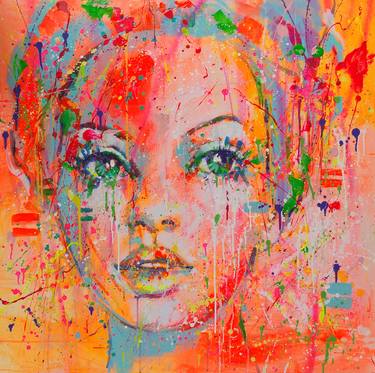 Original Abstract Women Paintings by Marta Zawadzka