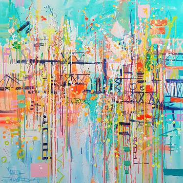 Original Abstract Paintings by Marta Zawadzka