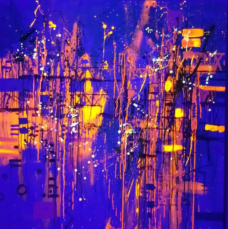 Original Modernism Abstract Painting by Marta Zawadzka