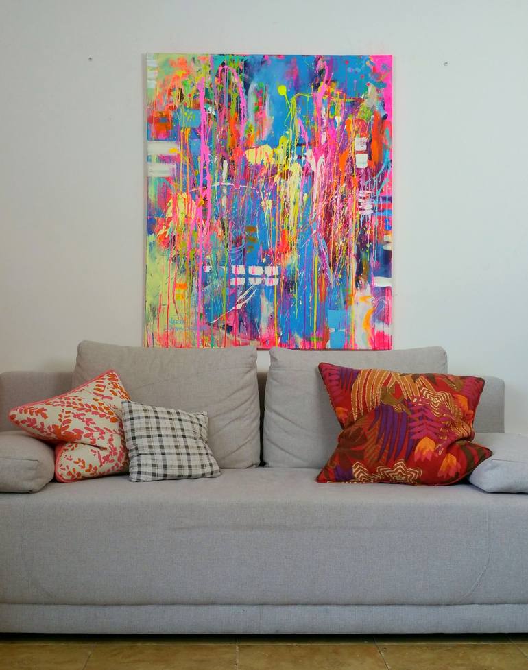 Original Abstract Painting by Marta Zawadzka