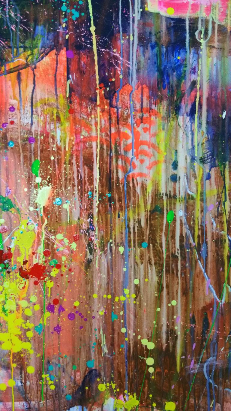 Original Abstract Landscape Painting by Marta Zawadzka