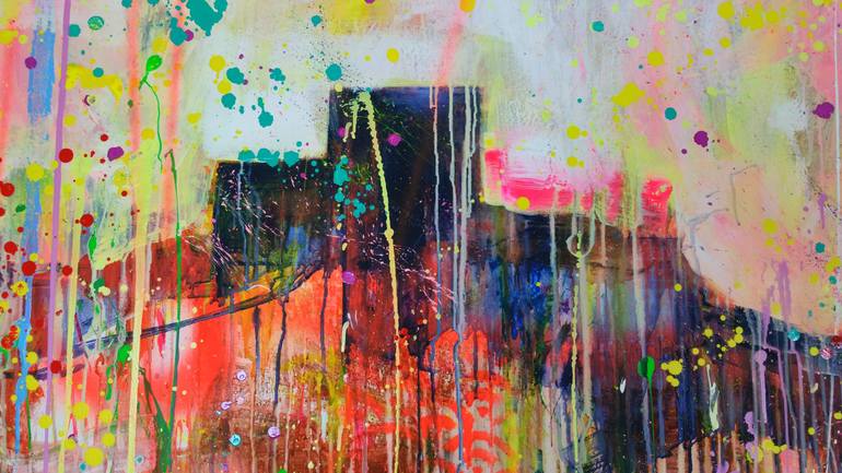 Original Abstract Landscape Painting by Marta Zawadzka