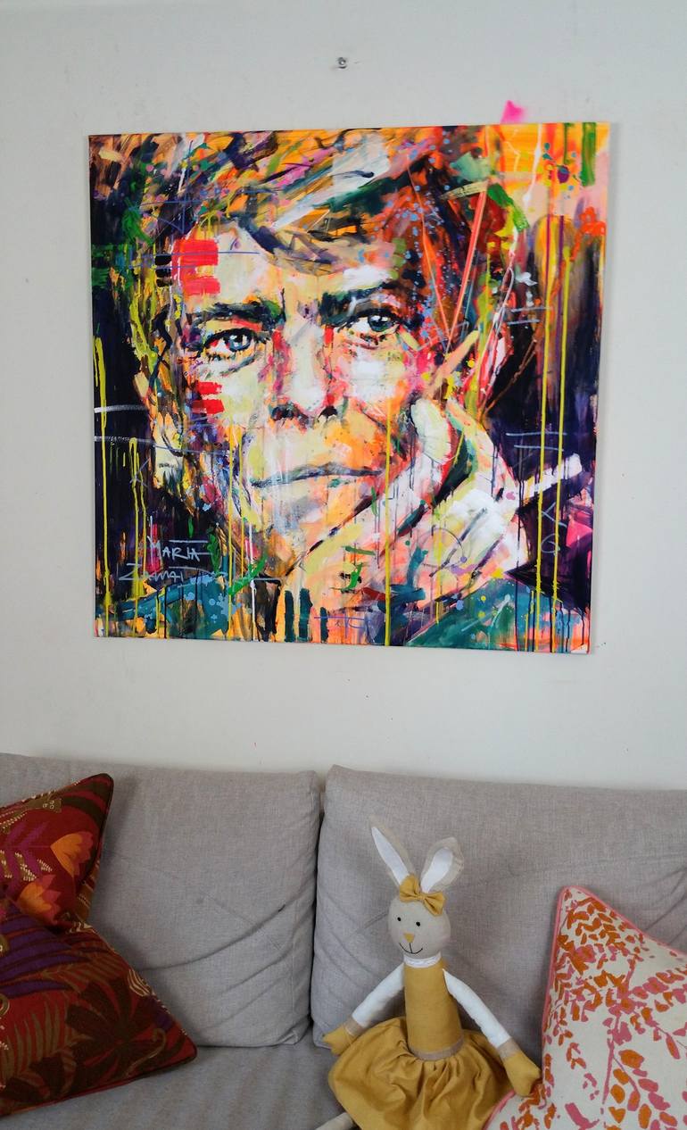 Original Pop Culture/Celebrity Painting by Marta Zawadzka