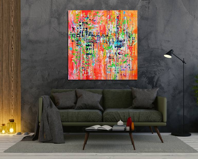 Original Abstract Painting by Marta Zawadzka