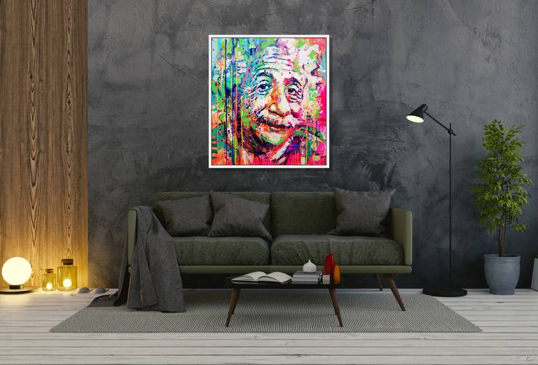 Original Pop Art Pop Culture/Celebrity Painting by Marta Zawadzka