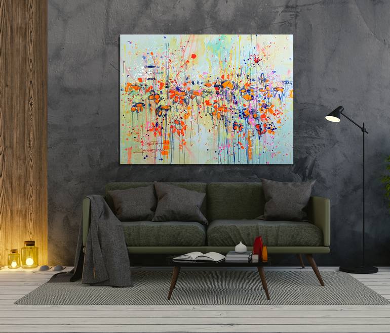 Original Abstract Landscape Painting by Marta Zawadzka