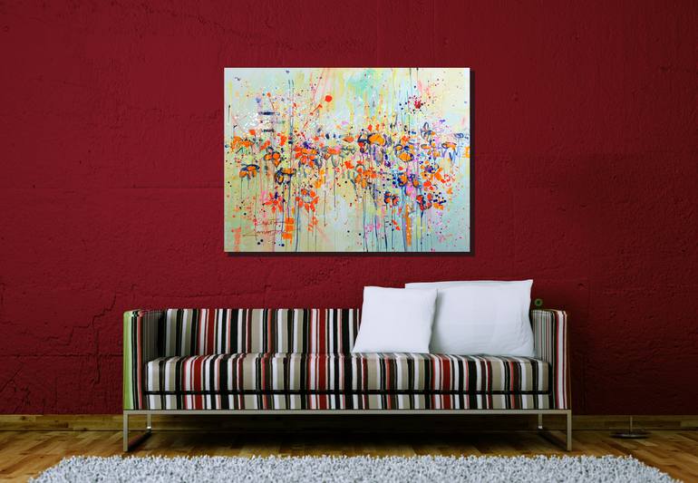 Original Abstract Landscape Painting by Marta Zawadzka