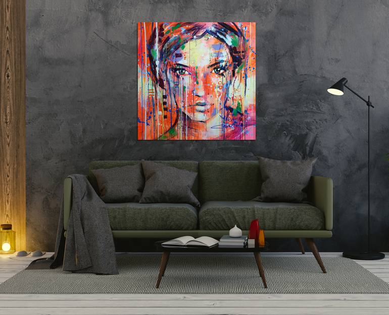 Original Figurative Women Painting by Marta Zawadzka