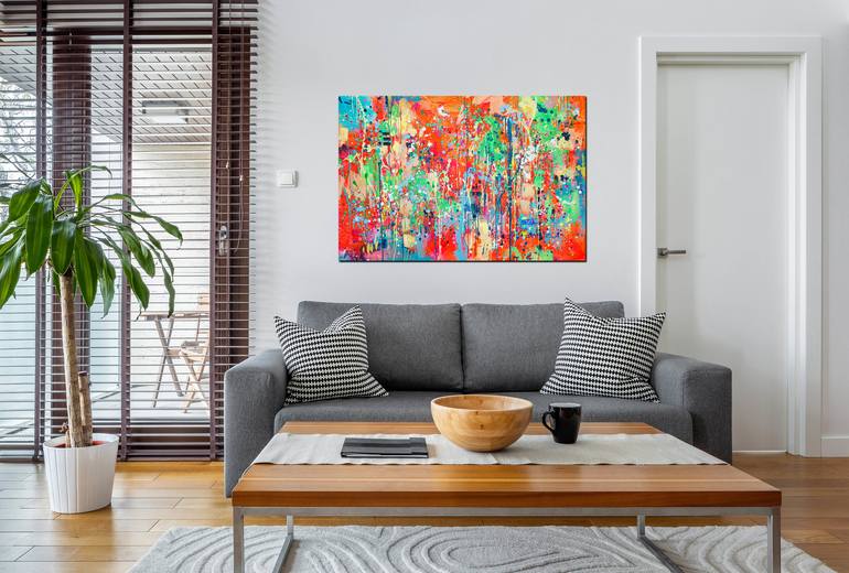 Original Abstract Painting by Marta Zawadzka