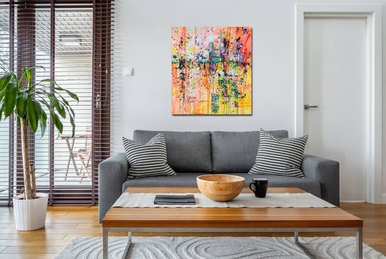 Original Abstract Painting by Marta Zawadzka