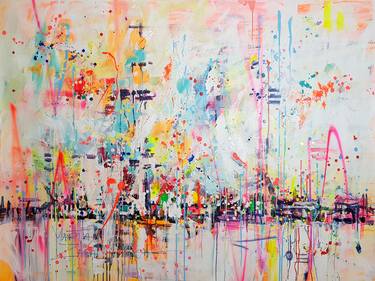 Print of Impressionism Abstract Paintings by Marta Zawadzka