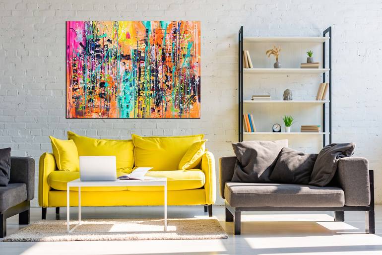 Original Abstract Painting by Marta Zawadzka