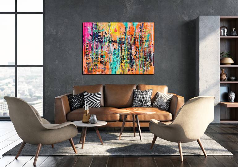 Original Abstract Painting by Marta Zawadzka