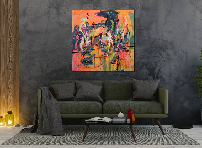 Original Abstract Painting by Marta Zawadzka