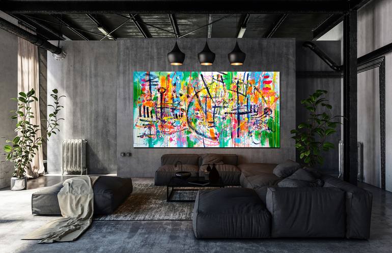 Original Abstract Painting by Marta Zawadzka