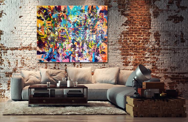 Original Abstract Painting by Marta Zawadzka