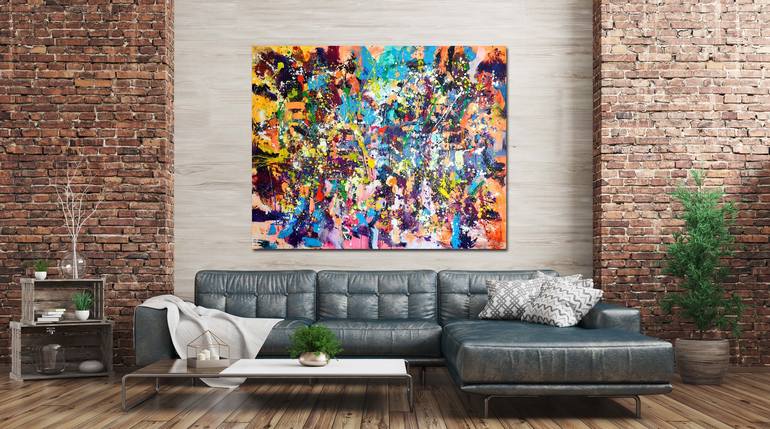 Original Abstract Painting by Marta Zawadzka