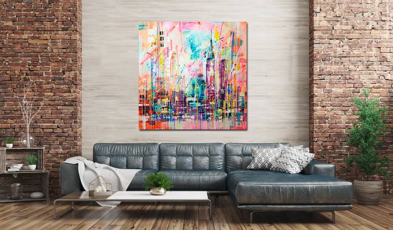 Original Impressionism Architecture Painting by Marta Zawadzka