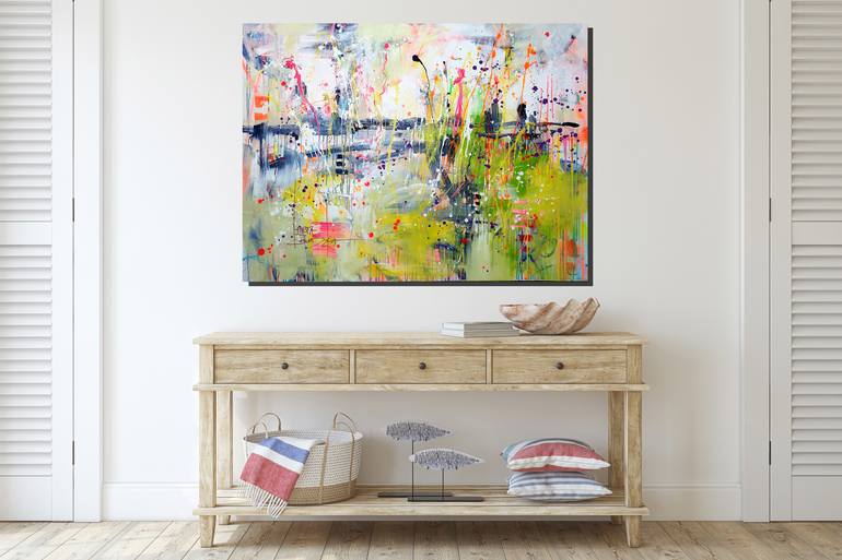 Original Abstract Landscape Painting by Marta Zawadzka