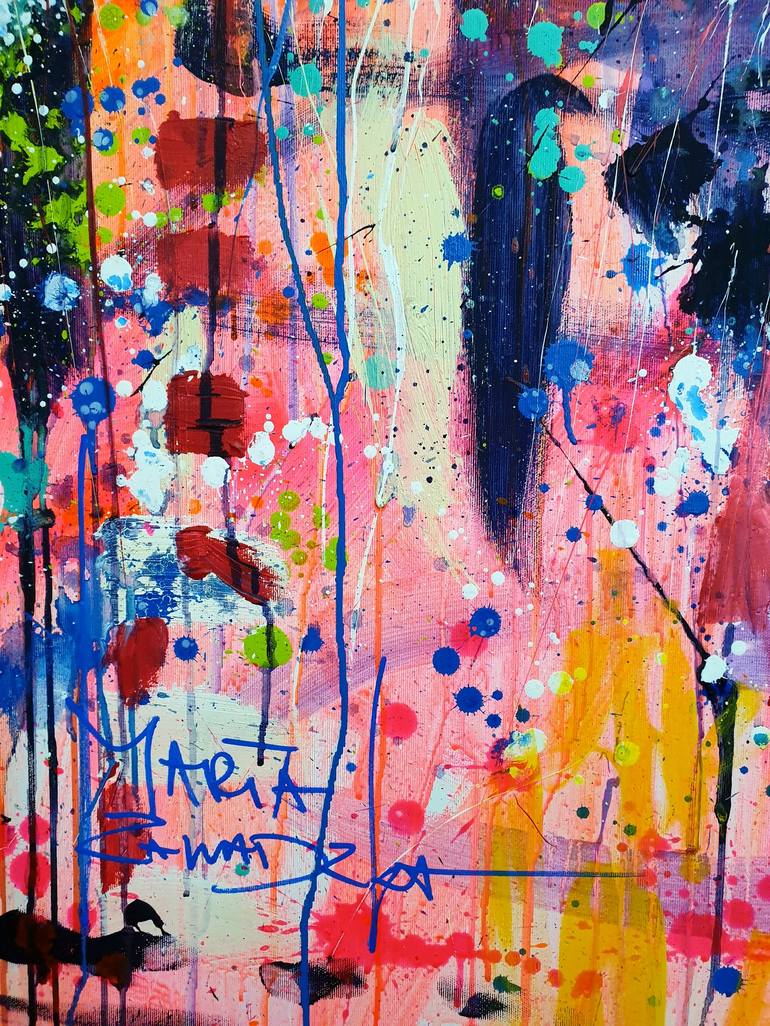 Original Abstract Painting by Marta Zawadzka