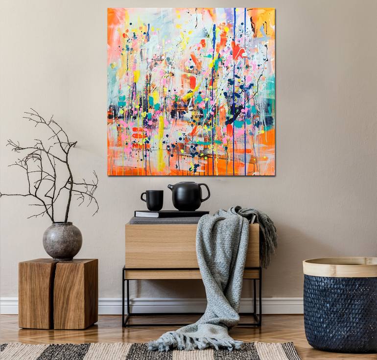 Original Abstract Painting by Marta Zawadzka