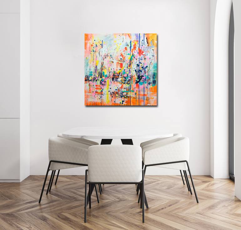 Original Abstract Painting by Marta Zawadzka