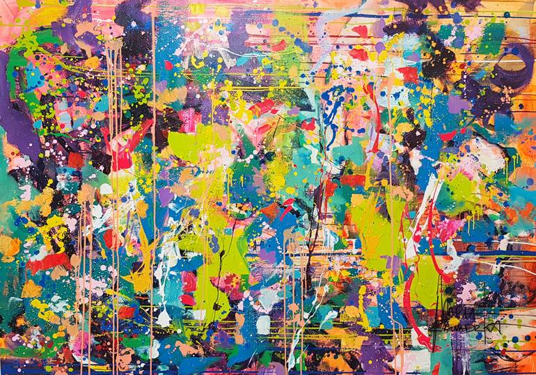 The Voice of Colors Painting by Marta Zawadzka |