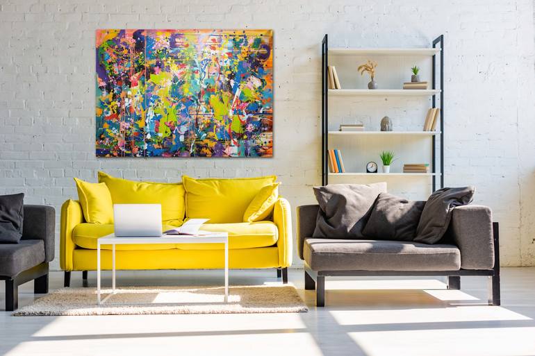 Original Abstract Painting by Marta Zawadzka