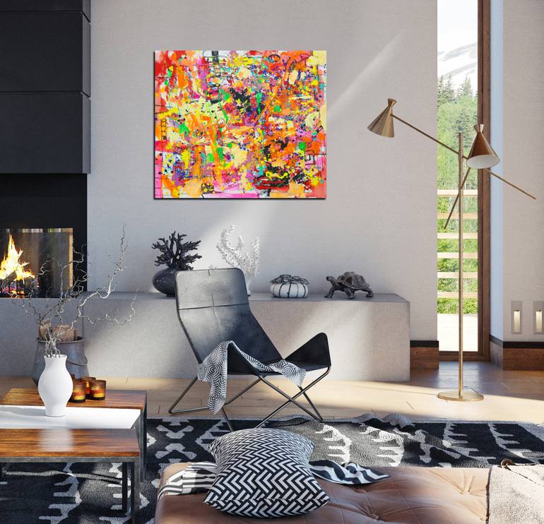 Original Modern Abstract Painting by Marta Zawadzka