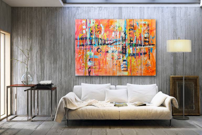 Original Abstract Painting by Marta Zawadzka