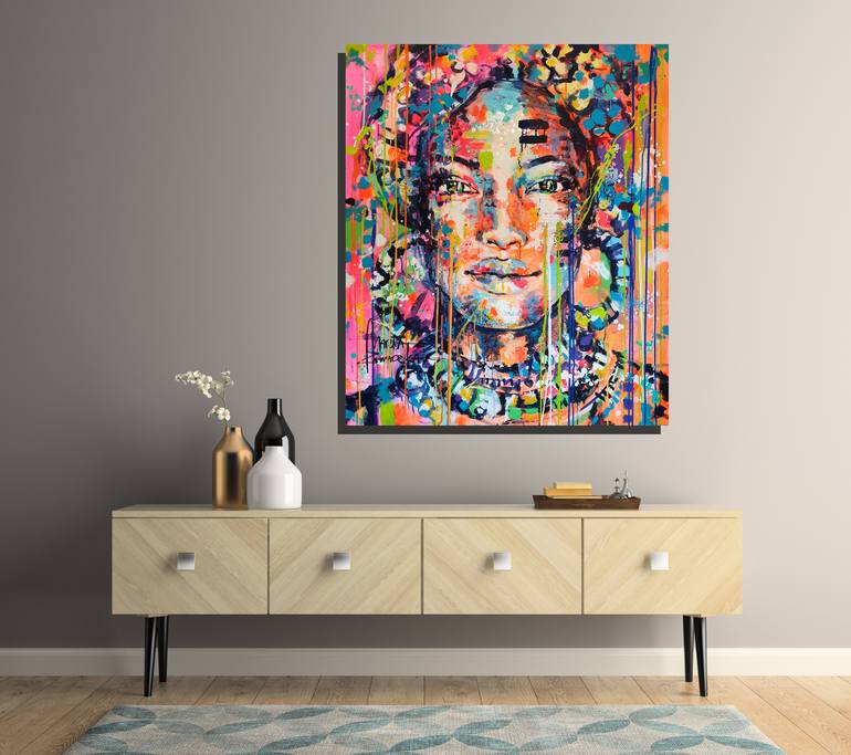 Original Fine Art Women Painting by Marta Zawadzka