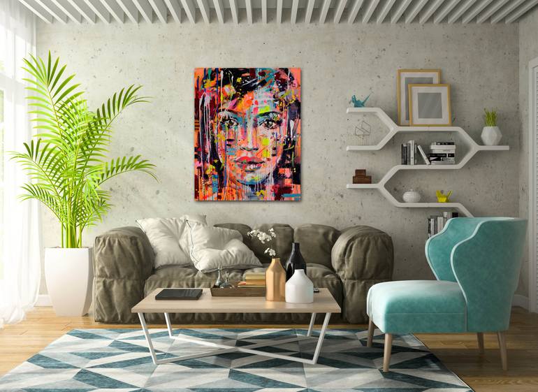 Original Women Painting by Marta Zawadzka