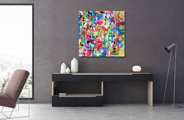 Original Abstract Painting by Marta Zawadzka