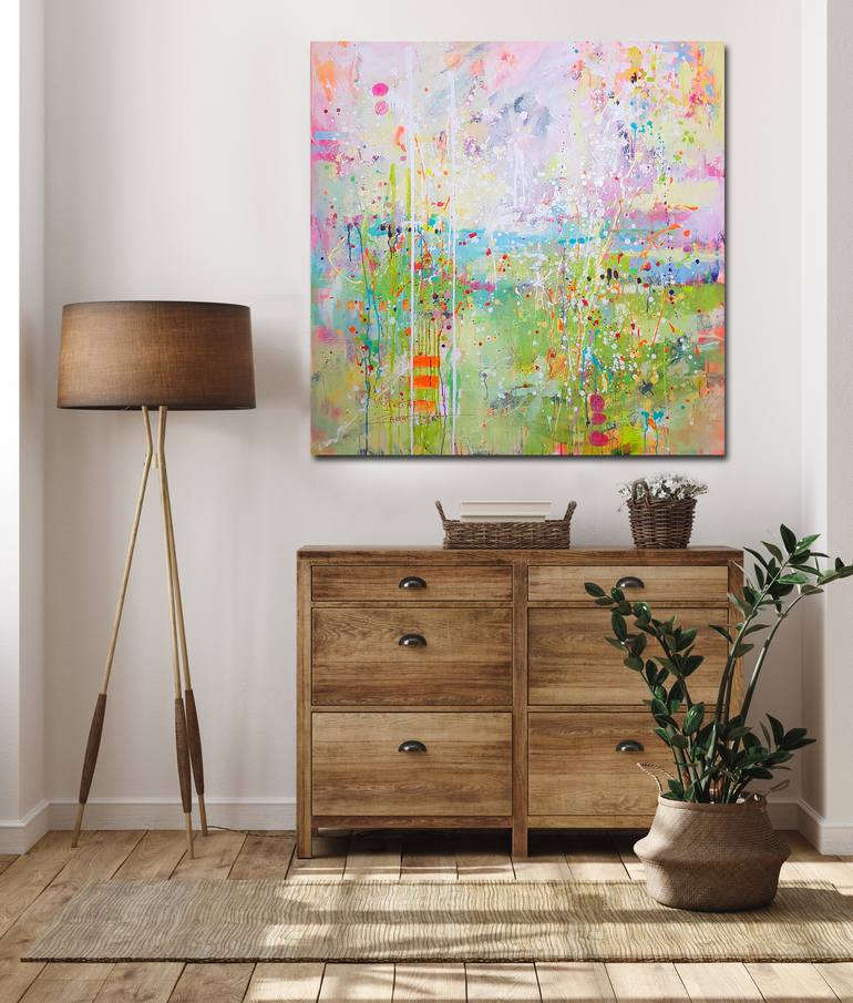 Original Impressionism Landscape Painting by Marta Zawadzka