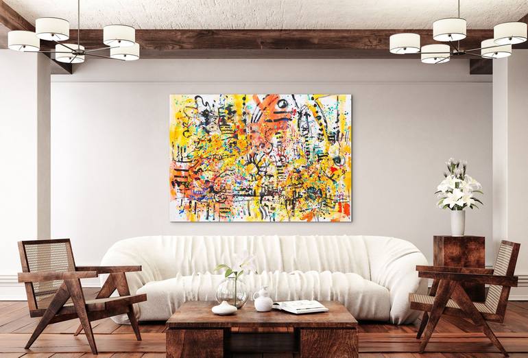 Original Abstract Painting by Marta Zawadzka