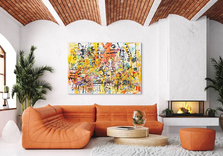 Original Abstract Painting by Marta Zawadzka