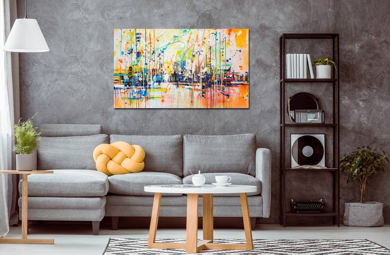 Original Expressionism Abstract Painting by Marta Zawadzka