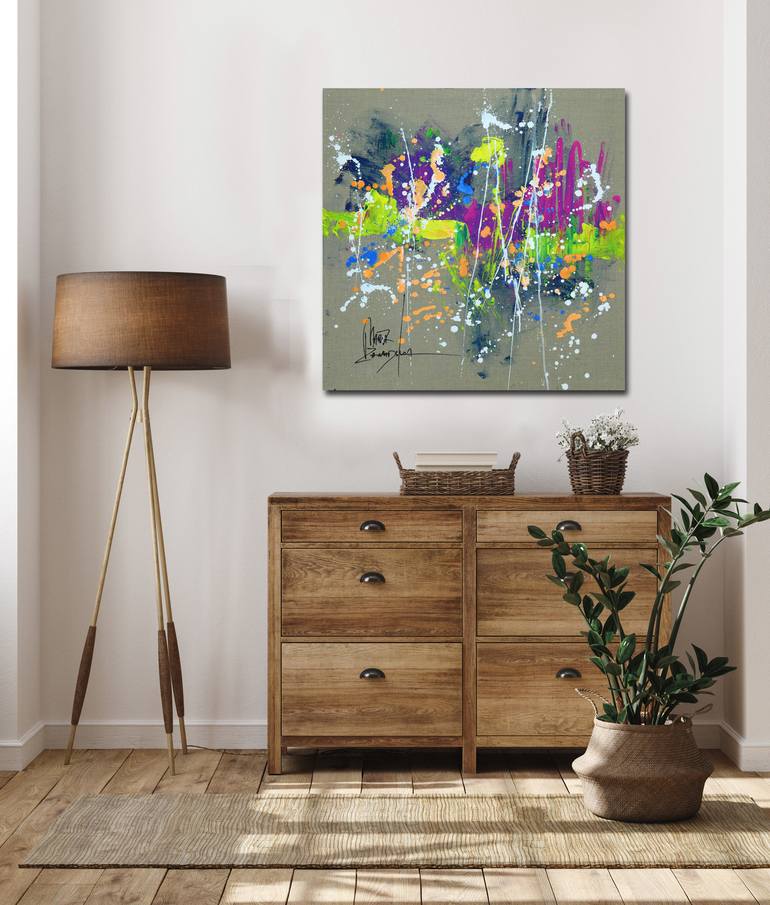 Original Expressionism Abstract Painting by Marta Zawadzka