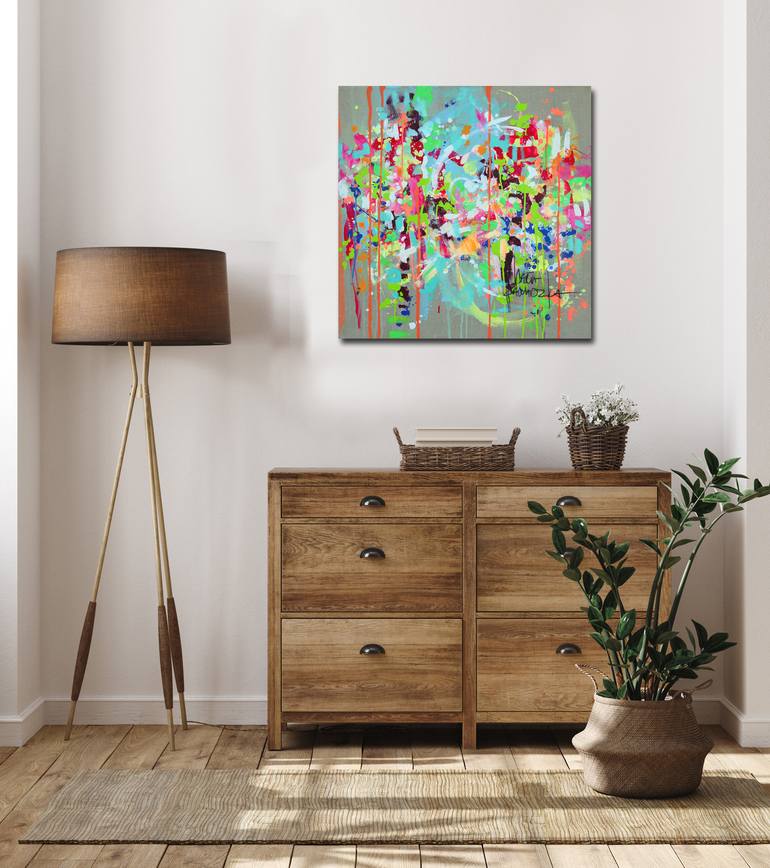 Original Abstract Painting by Marta Zawadzka