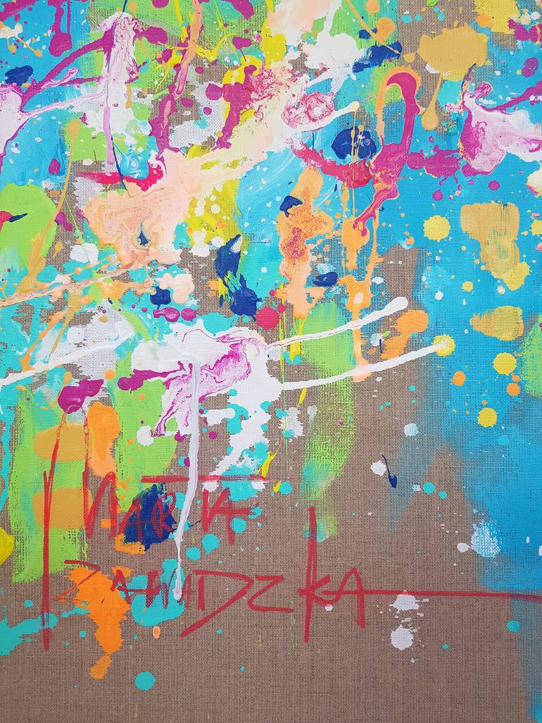 Original Abstract Painting by Marta Zawadzka