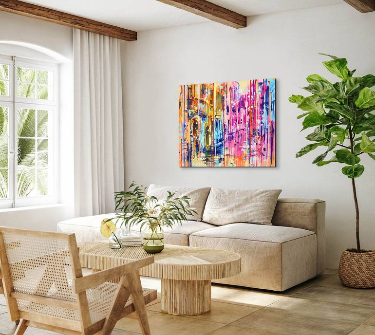 Original Abstract Landscape Painting by Marta Zawadzka