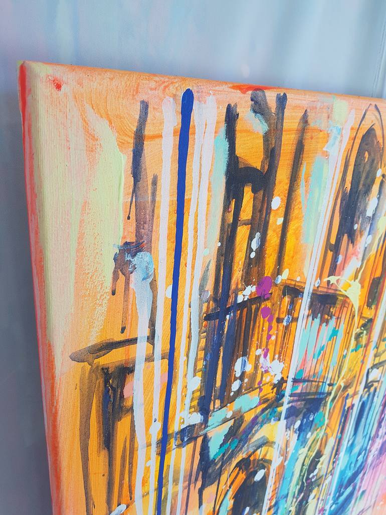 Original Abstract Landscape Painting by Marta Zawadzka