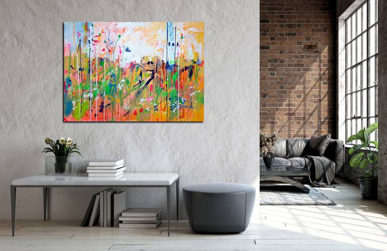 Original Abstract Landscape Painting by Marta Zawadzka