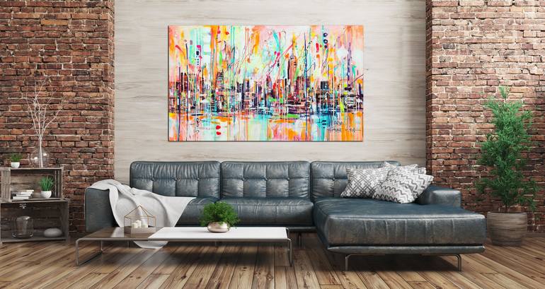 Original Architecture Painting by Marta Zawadzka