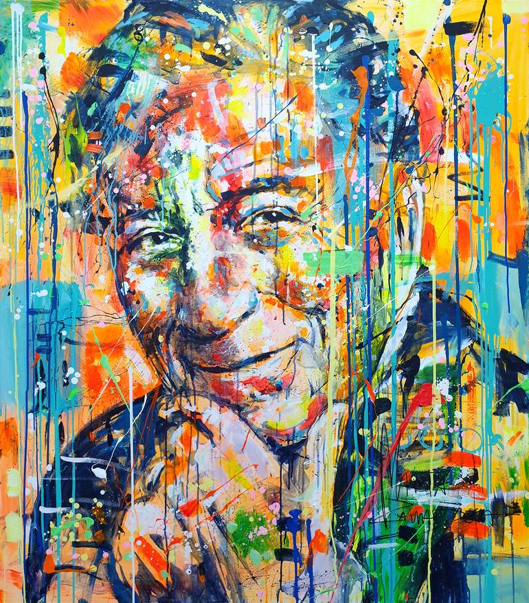 Tony Bennett Painting By Marta Zawadzka Saatchi Art