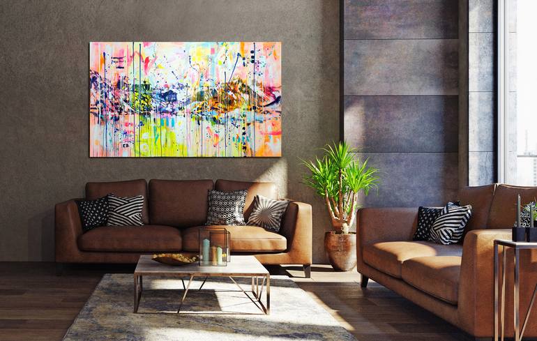 Original Abstract Landscape Painting by Marta Zawadzka