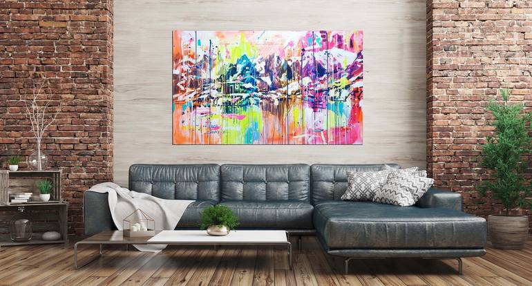 Original Abstract Landscape Painting by Marta Zawadzka