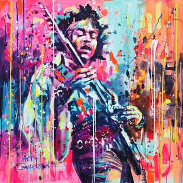 Print of Abstract Pop Culture/Celebrity Paintings by Marta Zawadzka