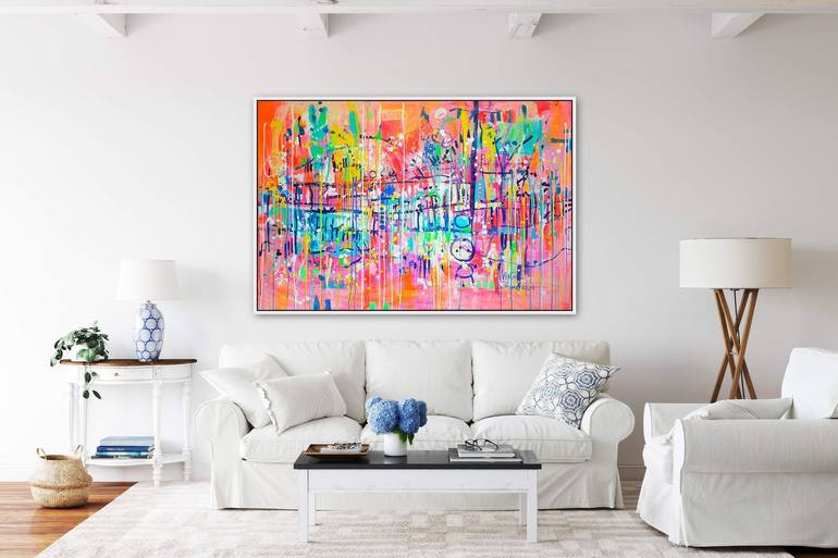 Original Abstract Painting by Marta Zawadzka